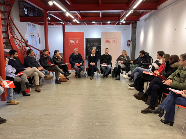 Reunión de la ejecutiva provincial del PSOE de Pontevedra