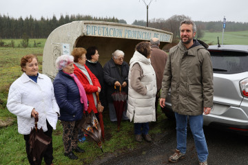 El teniente de alcalde de Lugo, Rubén Arroxo, en la presentación del servicio, a 14 de febrero de 2026.