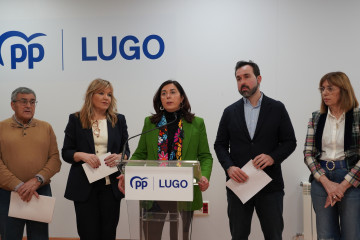 Imagen de representantes del PP de Lugo.
