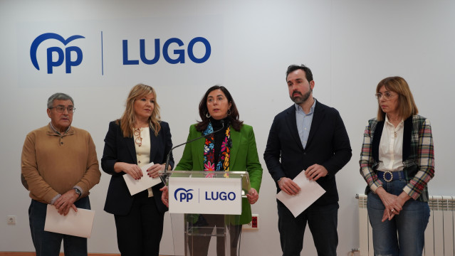 Imagen de representantes del PP de Lugo.