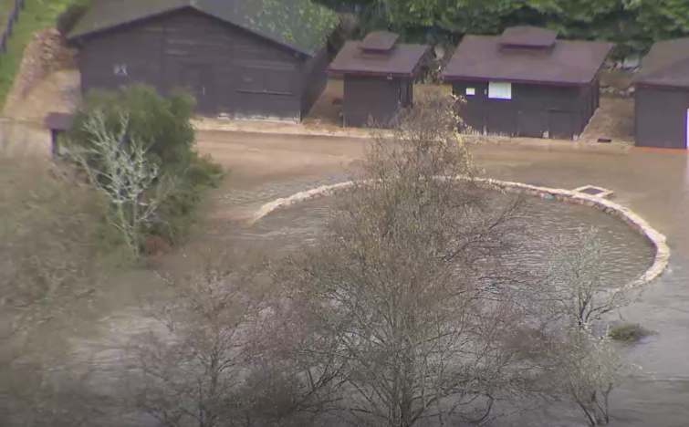 Alerta máxima en el Miño a su paso por A Peroxa por riesgo inminente de desbordamiento