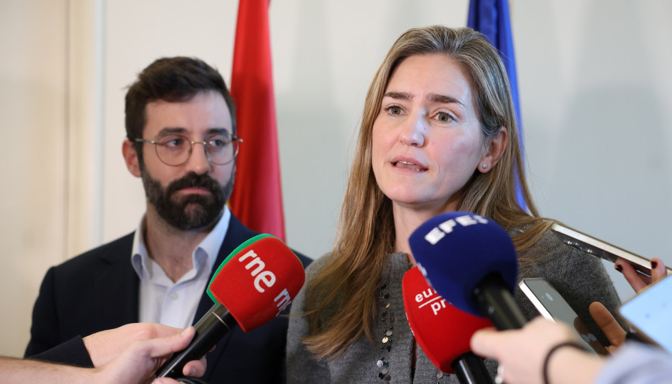 La vicepresidenta del Gobierno y ministra para la Transición Ecológica y el Reto Demográfico, Sara Aagesen se reúne con la mesa social de pobreza energética, a 17 de febrero de 2026, en Madrid (E