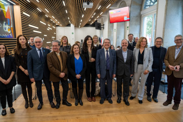 Imagen de la presentación del informe este martes.