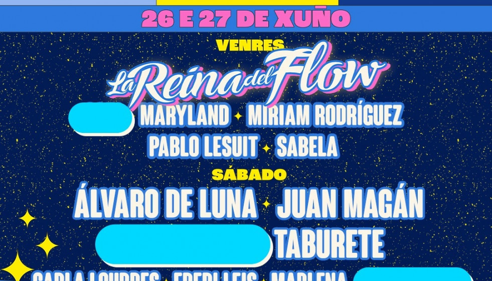 Imagen de los artistas del Galicia Fest.