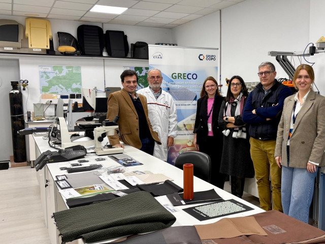 Grupo Copo y CTAG culminan 4 años de investigación del proyecto GRECO sobre desarrollo de tejidos funcionales e 'inteligentes'.