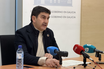 El delegado del Gobierno, Pedro Blanco, en una rueda de prensa. Foto de archivo.