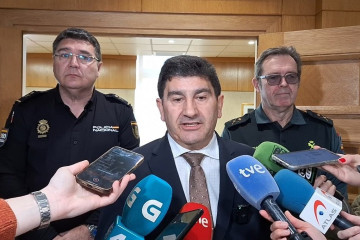 El delegado del Gobierno en Galicia, Pedro Blanco, en declaraciones a los medios