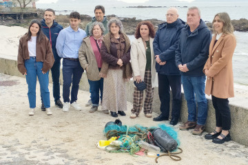 Investigadores del proyecto Polybris, de revalorización de residuos plásticos procedentes del mar.
