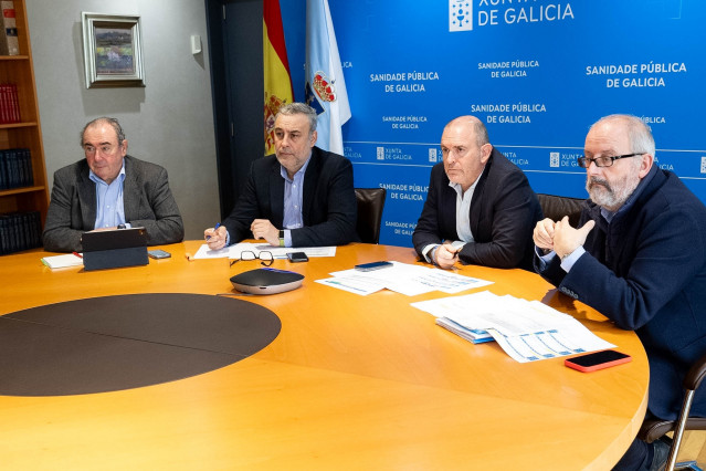 El El gerente del Sergas, José Ramón Parada, y el director xeral de Asistencia Sanitaria del Sergas, Alfredo Silva, se reúnen con los gerentes de las áreas sanitarias para evaluar el impacto de la huelga por el Estatuto Marco