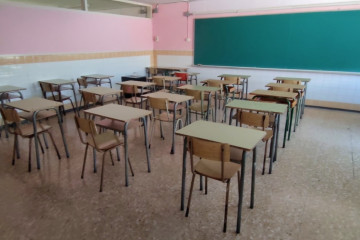 Archivo - Imagen de un aula