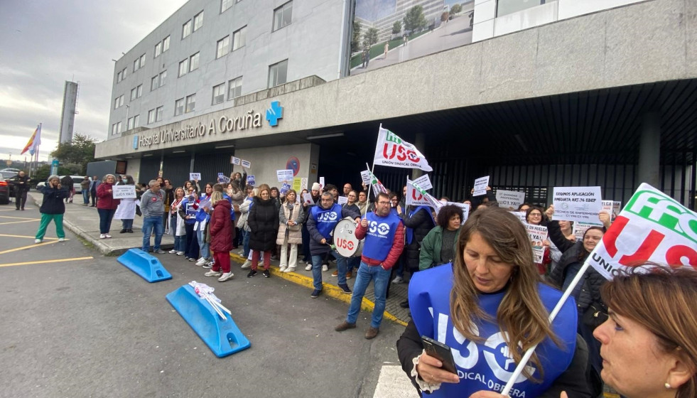 Manifestación organizada por Fac-Uso