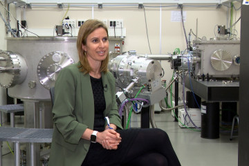 La catedrática en óptica y candidata a rectora de la Universidad de Santiago de Compostela (USC), Maite Flores.