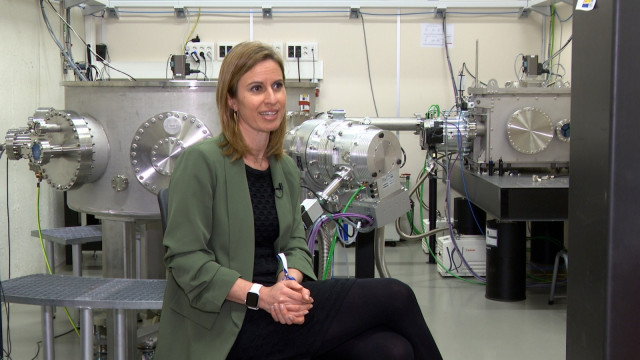 La catedrática en óptica y candidata a rectora de la Universidad de Santiago de Compostela (USC), Maite Flores.