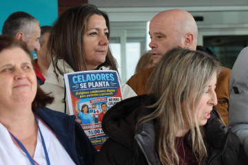 La diputada del PSdeG Lara Méndez en el HULA