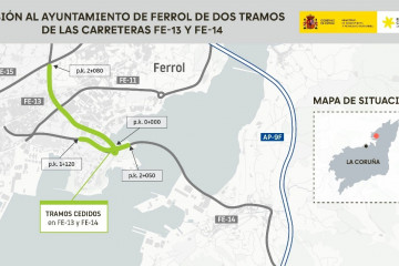 Imagen de las carreteras transferidas.