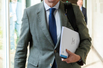 Rueda, antes del Consello de la Xunta.