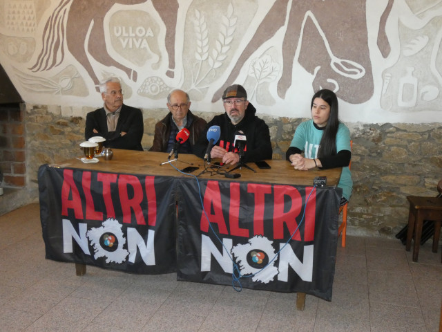 Rueda de prensa de la Plataforma Ulloa Viva