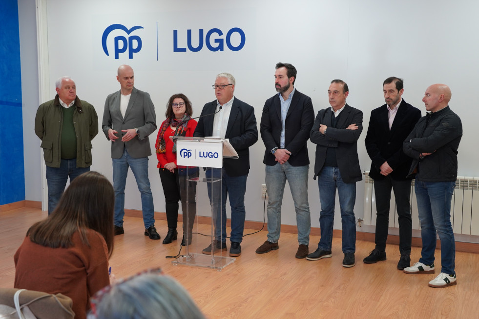 Rueda de prensa del PP de Guitiriz