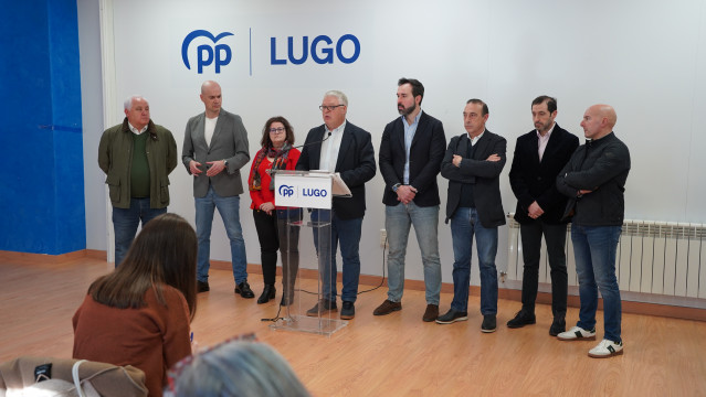 Rueda de prensa del PP de Guitiriz