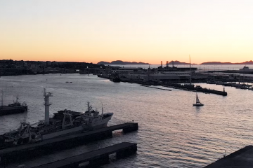 Vista desde la terraza del Auditorio Mar de Vigo