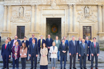 La alcaldesa de A Coruña y vicepresidenta primera de la Federación Española de Municipios y Provincias (FEMP), Inés Rey, participa en los actos conmemorativos del 45 aniversario de esta entidad