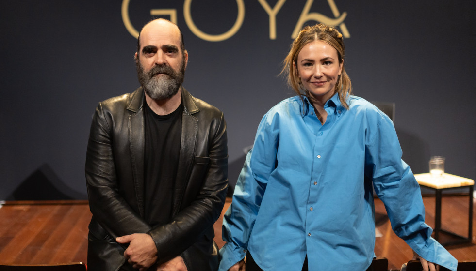 El actor Luis Tosar y la cantante Rigoberta Bandini durante una entrevista para Europa Press, a 24 de febrero de 2026, en Madrid (España). Luis Tosar y Rigoberta Bandini serán los encargados de pres