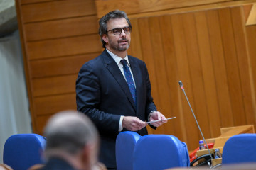 El conselleiro de Presidencia e Xustiza, Diego Calvo