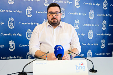 El portavoz del BNG en el Ayuntamiento de Vigo, Xabier Pérez Igrexas