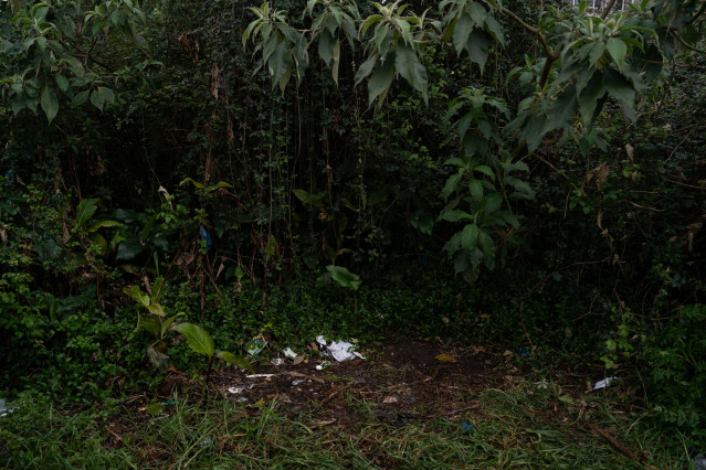 Archivo - Finca donde fue hallada la maleta, en cuyo interior estaba el cadáver de María del Carmen B.D. Su pareja, Jose Manuel D.G., alias 'O Chioleiro', fue detenido por estos hechos