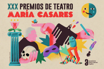 La ilustradora Rebeca Losada firma el cartel de la 30ª edición de los Premios de Teatro María Casares