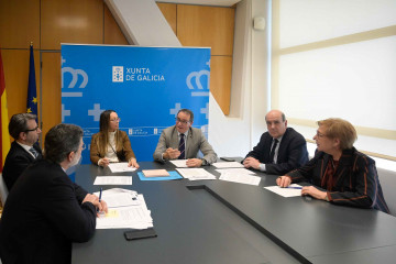 El director xeral de Xustiza se reúne con representantse del Colegio de Abogados de A Coruña.