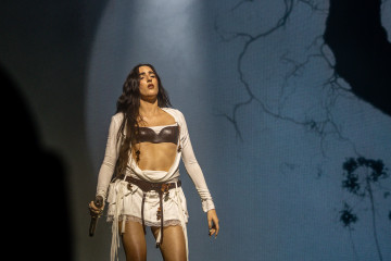 La cantante Judeline en un concierto