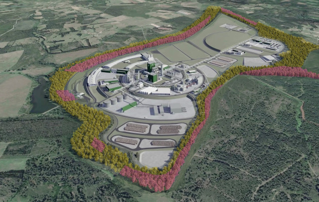 Archivo - Proyecto 'Gama', que planea Altri para Palas de Rei (Lugo).