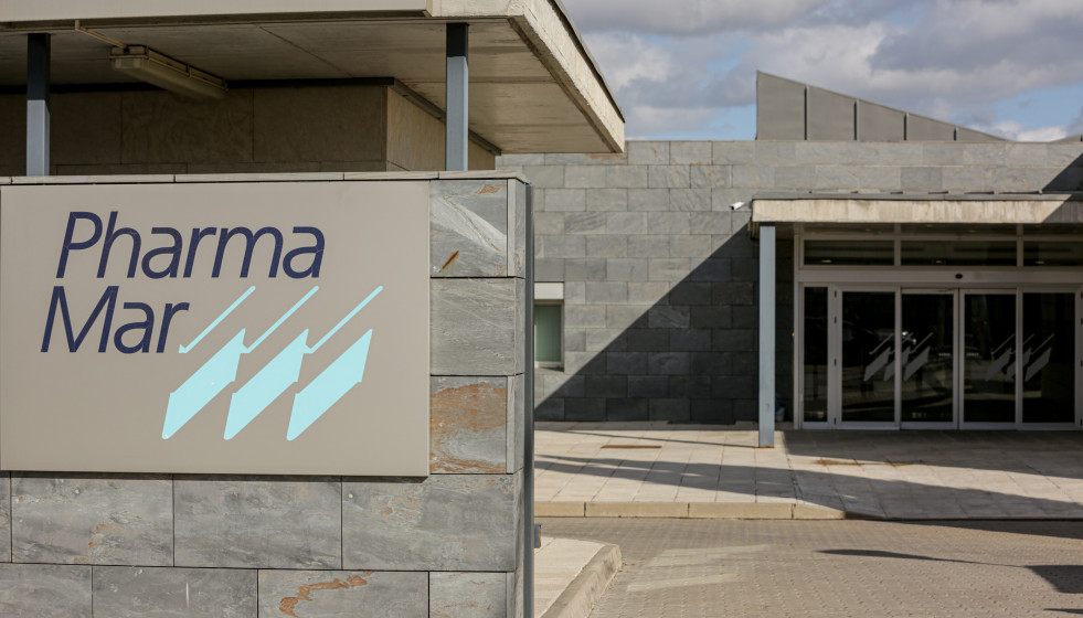 Archivo - Entrada a la sede de PharmaMar