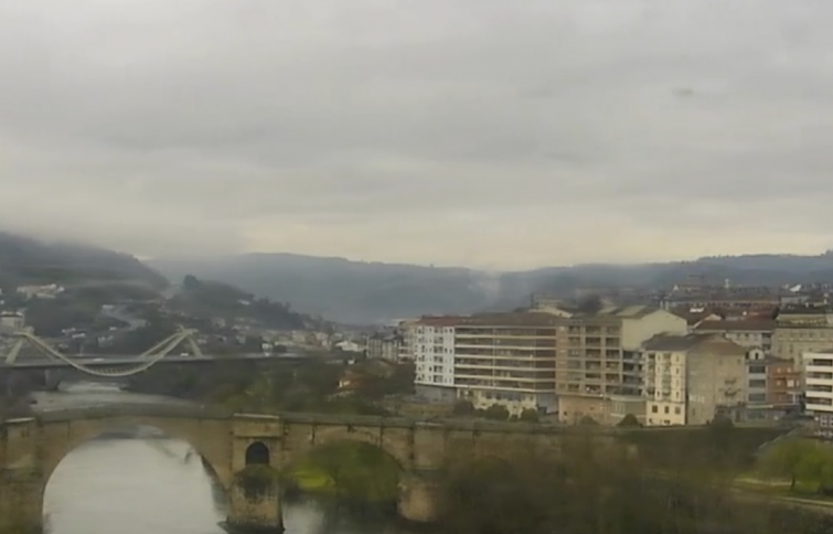 La calima africana empieza a reducir la calidad del aire en Ourense y activa alertas