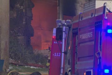 Incendio ceraría Negreira  TVG