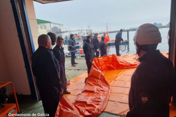 Formación de Gardacostas de Galicia en Ribeira
