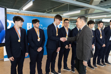 El conselleiro de Educación felicita a los alumnos gallegos de FP premiados en el campeonato 'Spainskills'