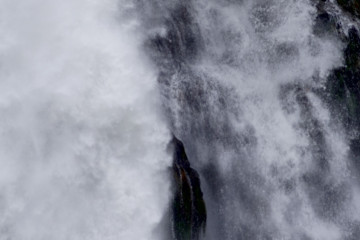 Archivo - La cascada de Fervenza de Belelle (A Coruña) durante la borrasca que afecta a Galicia, a 27 de enero de 2026, en Neda, A Coruña, Galicia (España). El 112 Galicia registró, hasta las 08.0