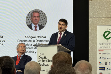 Pedro Blanco participa en el Foro de Deseño nas Obras Públicas celebrado por el Colexio de Enxeñeiros de Camiños, Canles e Portos en A Coruña