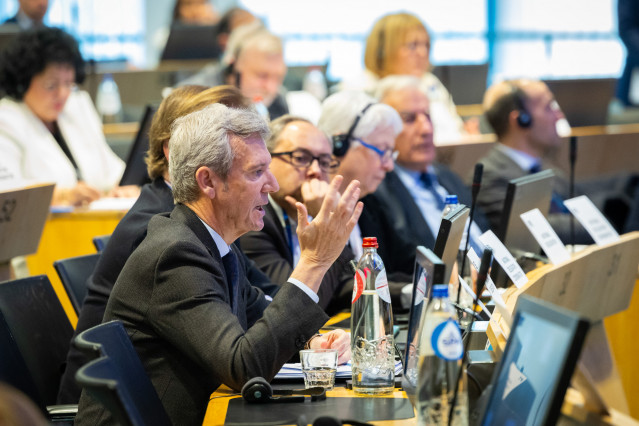 Rueda, durante su intervención