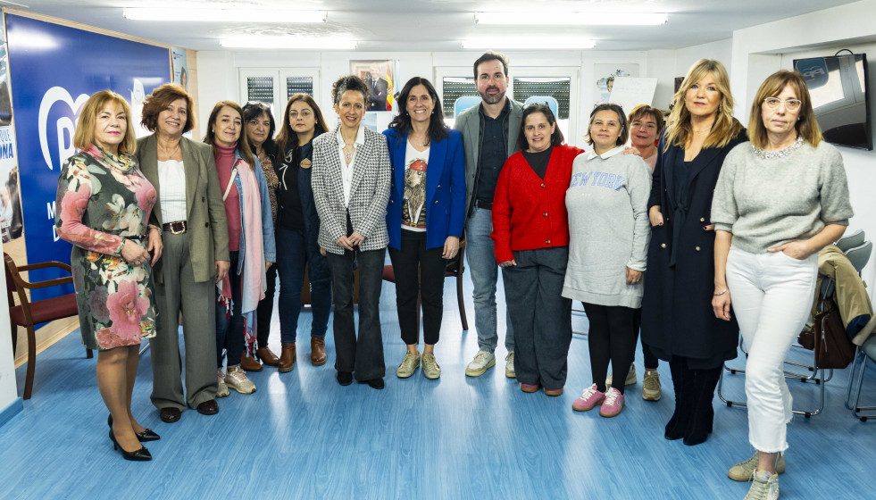 Prado, durante su encuentro en Monforte.