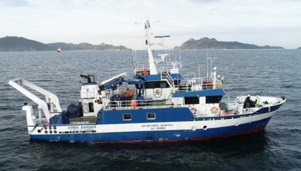 Archivo - Buque Enma Bardán en el que se realiza la campaña Juvena para estudir la anchoa en el Golfo de Bizkaia