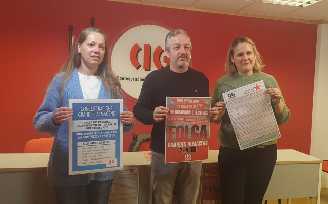 Convocatoria de movilizaciones por parte de la CIG en el sector de los grandes almacenes