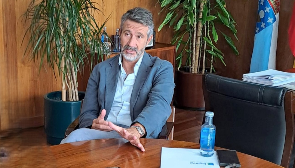 Archivo - El presdiente de la Fegamp, Alberto Varela.