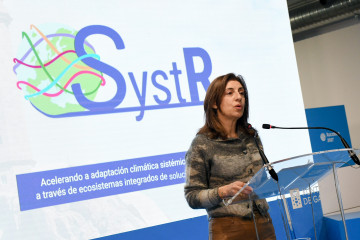 La conselleira de Medio Ambiente, Ángeles Vázquez, en una jornada del programa SystR, a 5 de marzo de 2026.
