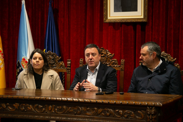 El presidente de la Diputación de A Coruña, Valentín González Formoso, visita el municipio de Ordes