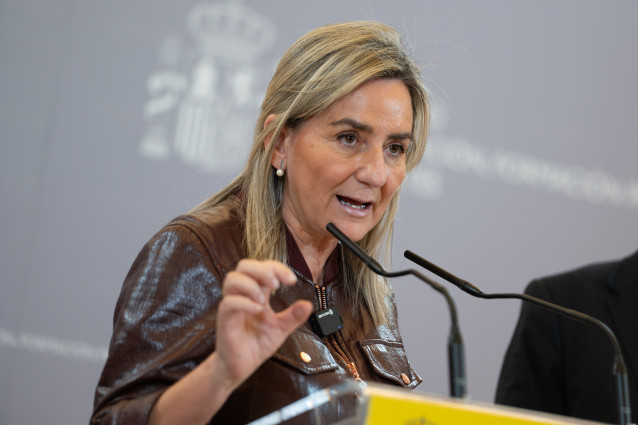 La ministra de Educación, Formación Profesional y Deportes, Milagros Tolón, durante la Conferencia Sectorial de Educación.