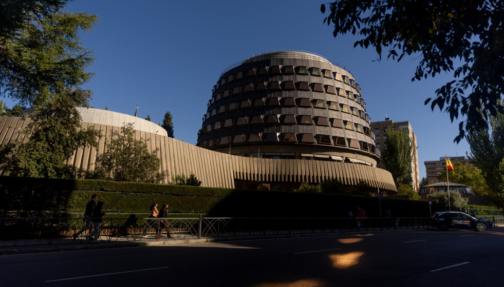 Archivo - Fachada de la sede del Tribunal Constitucional.