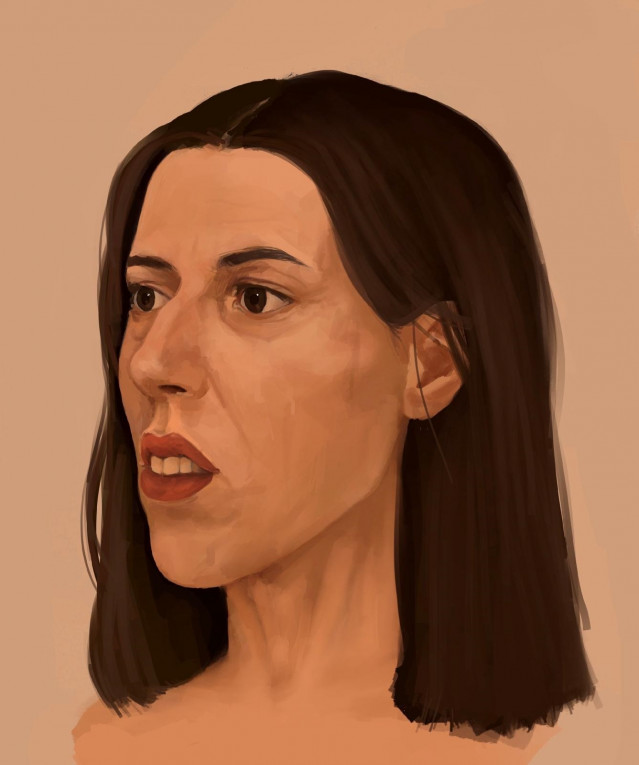 Retrato robot de una mujer cuyos restos mortales aparecieron dentro de una maleta en Benahavís (Málaga) y para lo que la Guardia Civil pide colaboración para su identificación